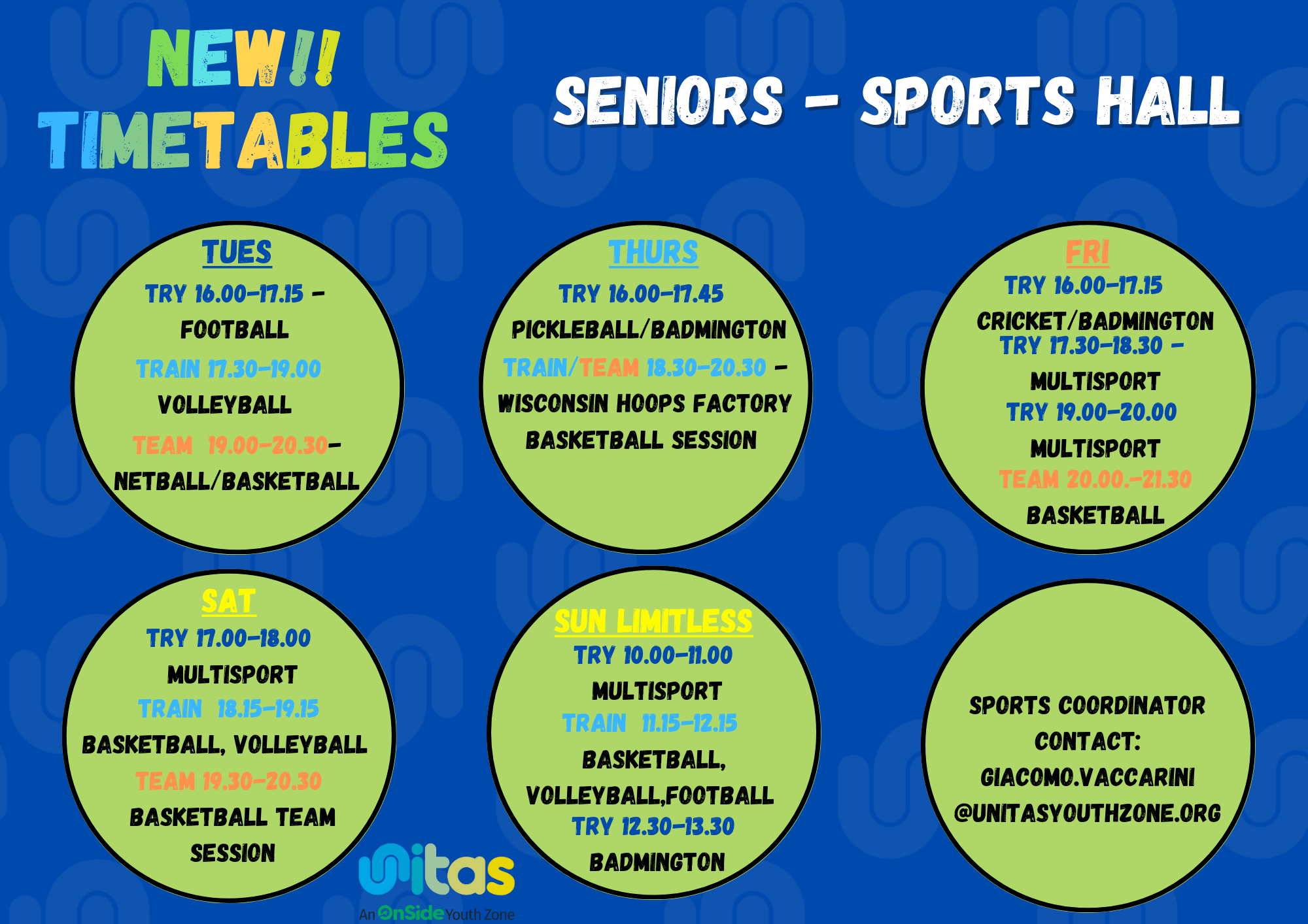 New Timetables!